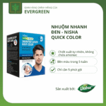 Nhuộm nhanh nâu - Nisha Quick Color Shampoo Based Hair Color - Dark Brown