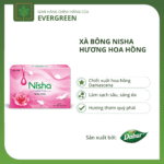 Xà Bông Nisha Dưỡng Ẩm Hương Hoa Hồng